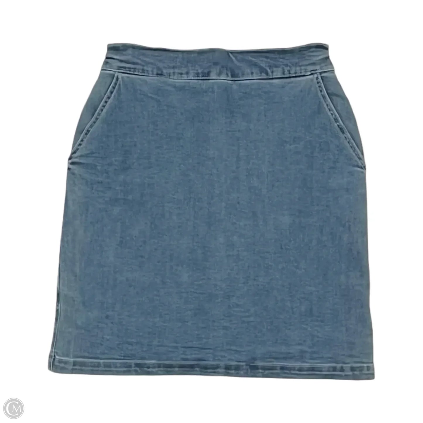 Skort By Boston Proper In Blue Denim, Size: 0