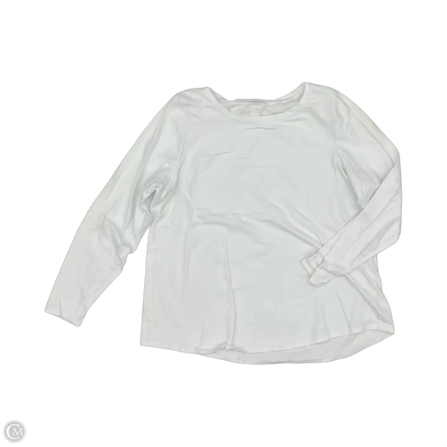 Top Long Sleeve By Clothes Mentor In White, Size: Xl
