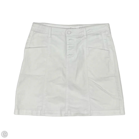 Skirt Mini & Short By Daily Thread In White Denim, Size: M