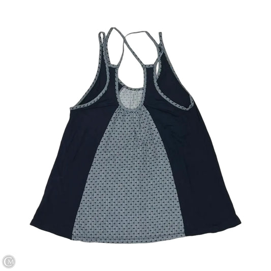 Tank Top By Cabi In Blue & Cream, Size: S