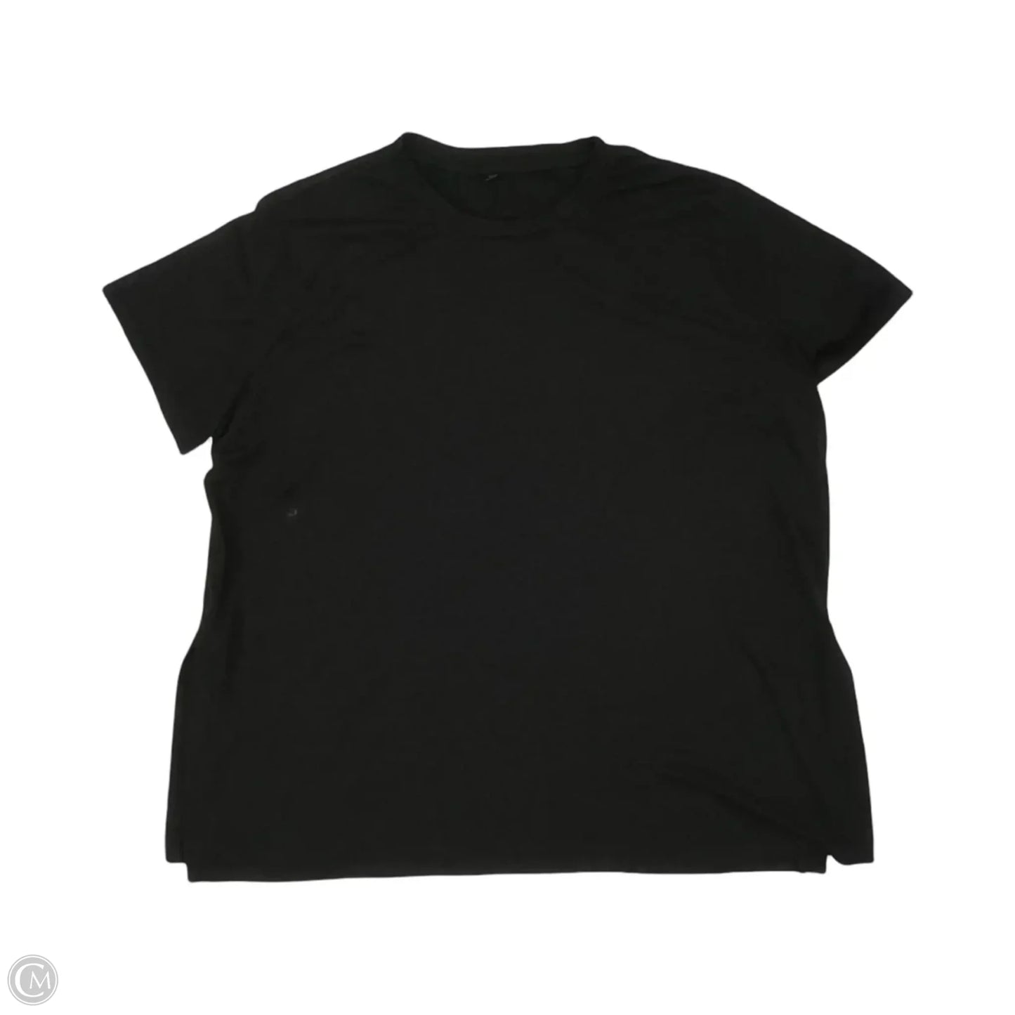 Top Short Sleeve By Cmf In Black, Size: Xl
