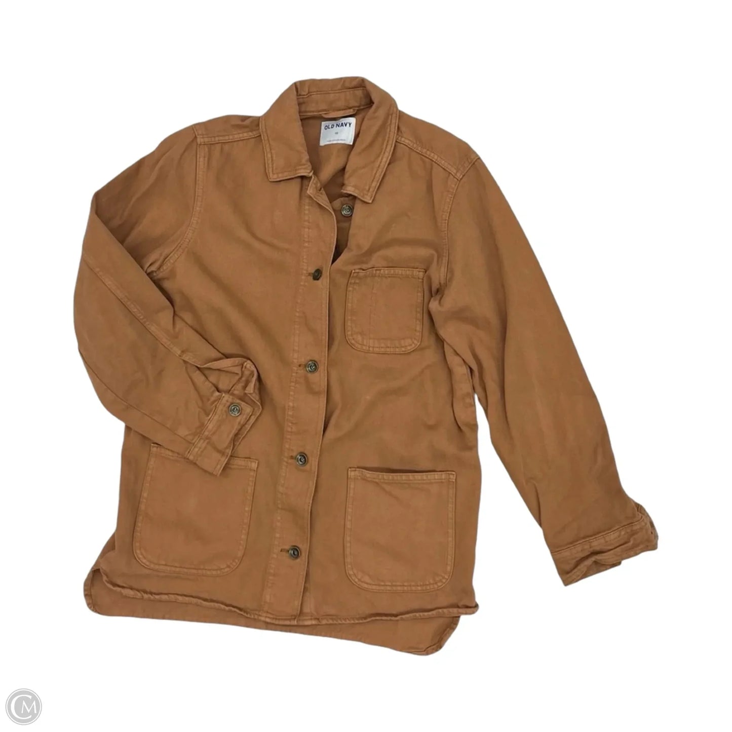 Jacket Denim By Old Navy In Brown, Size: Xs