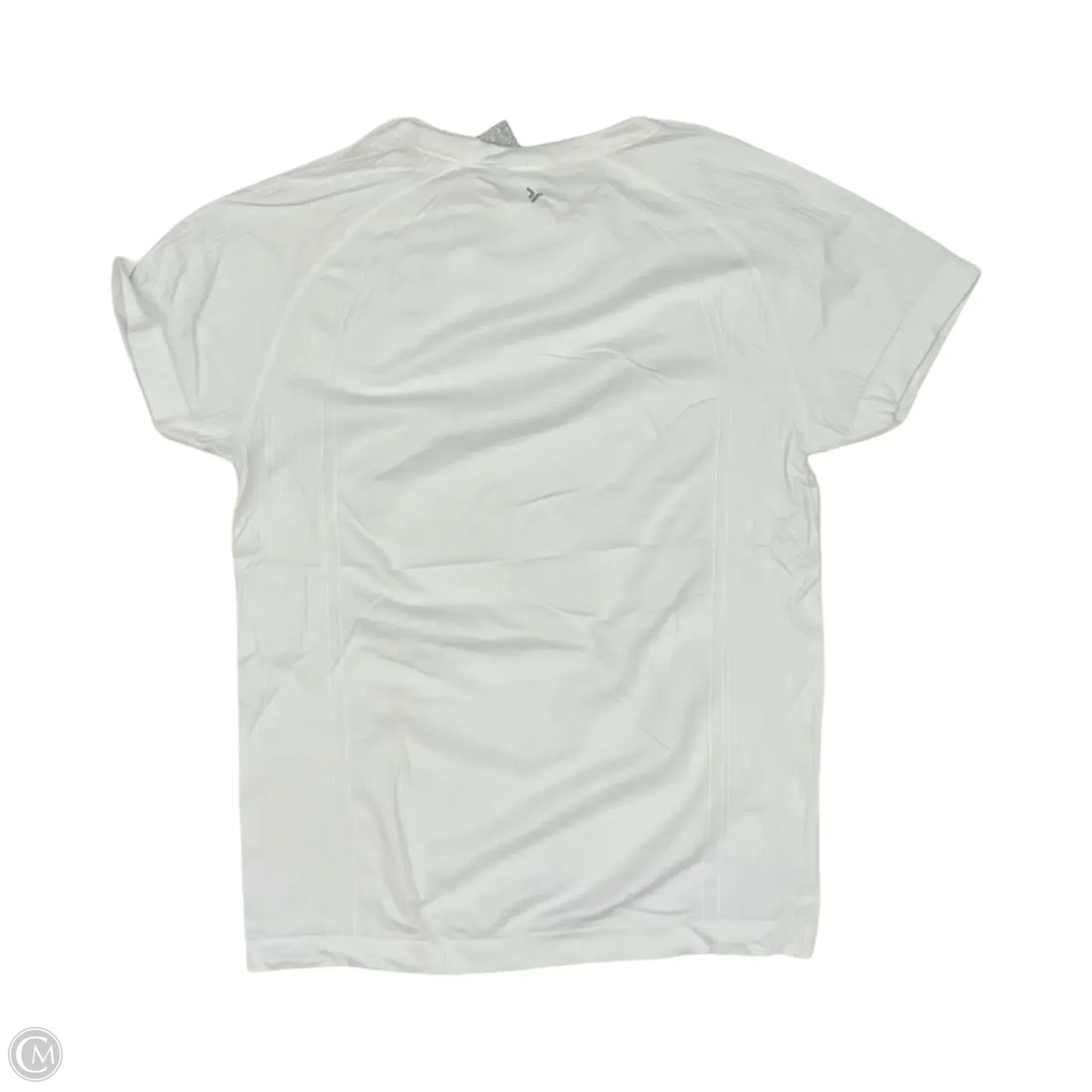 Athletic Top Short Sleeve By Old Navy In White, Size: M