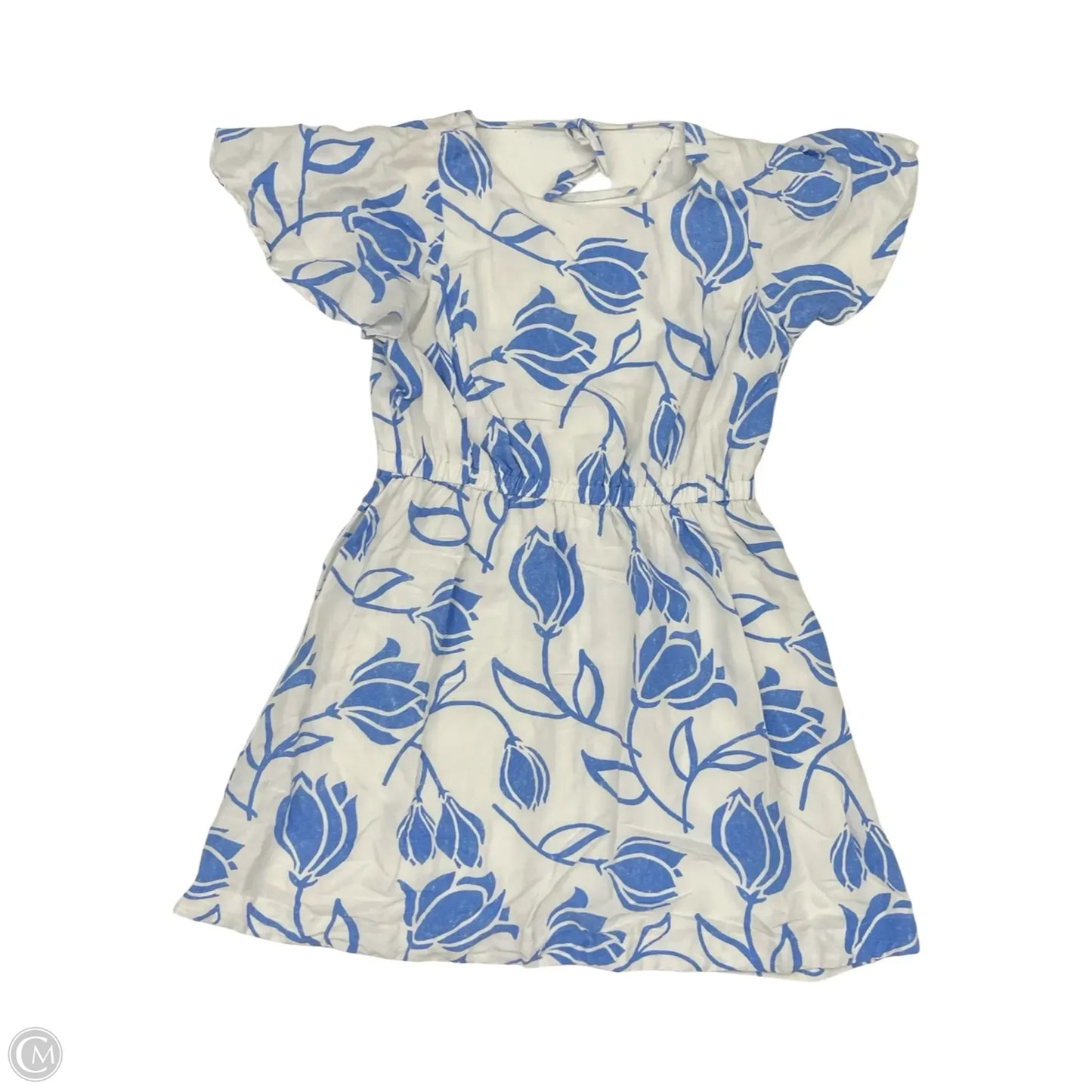 Dress Party Midi By Lane Bryant In Blue & White, Size: 16