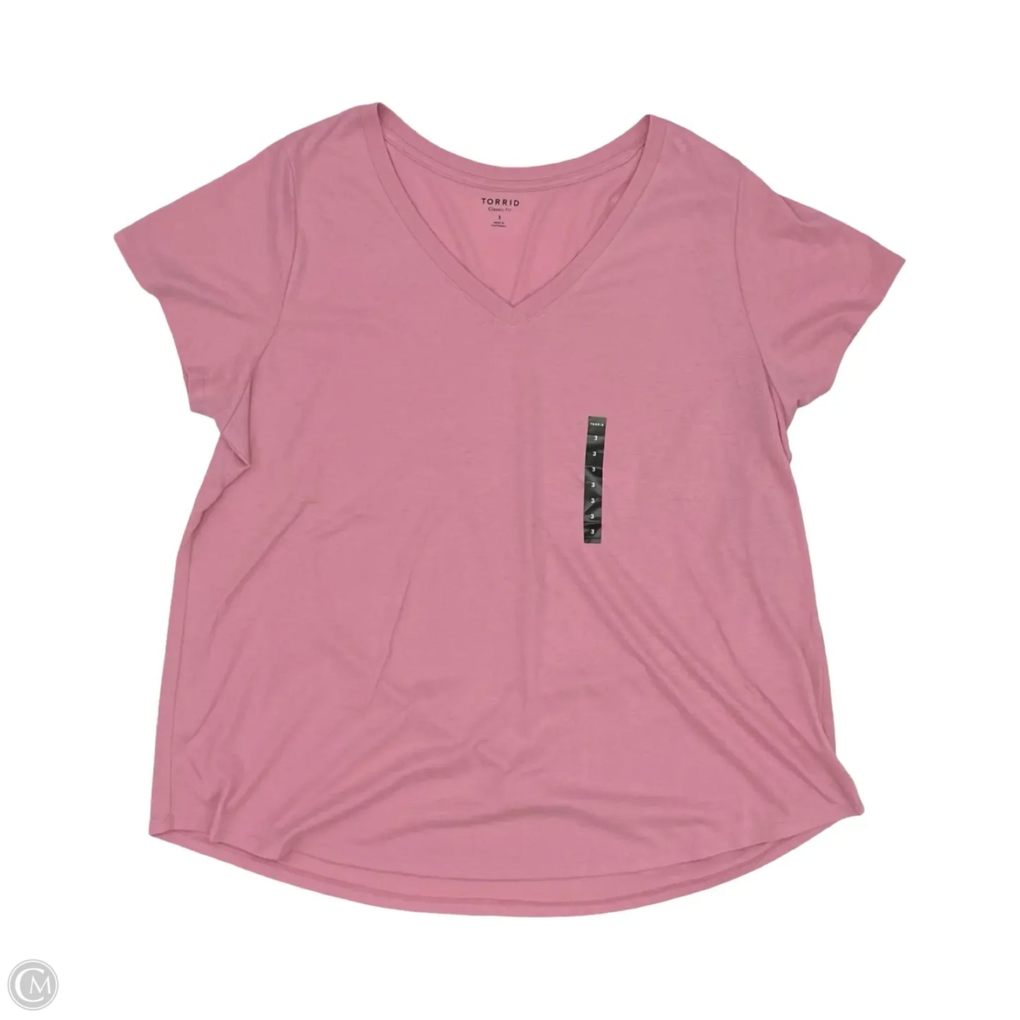 Top Short Sleeve By Torrid In Pink, Size: 3x