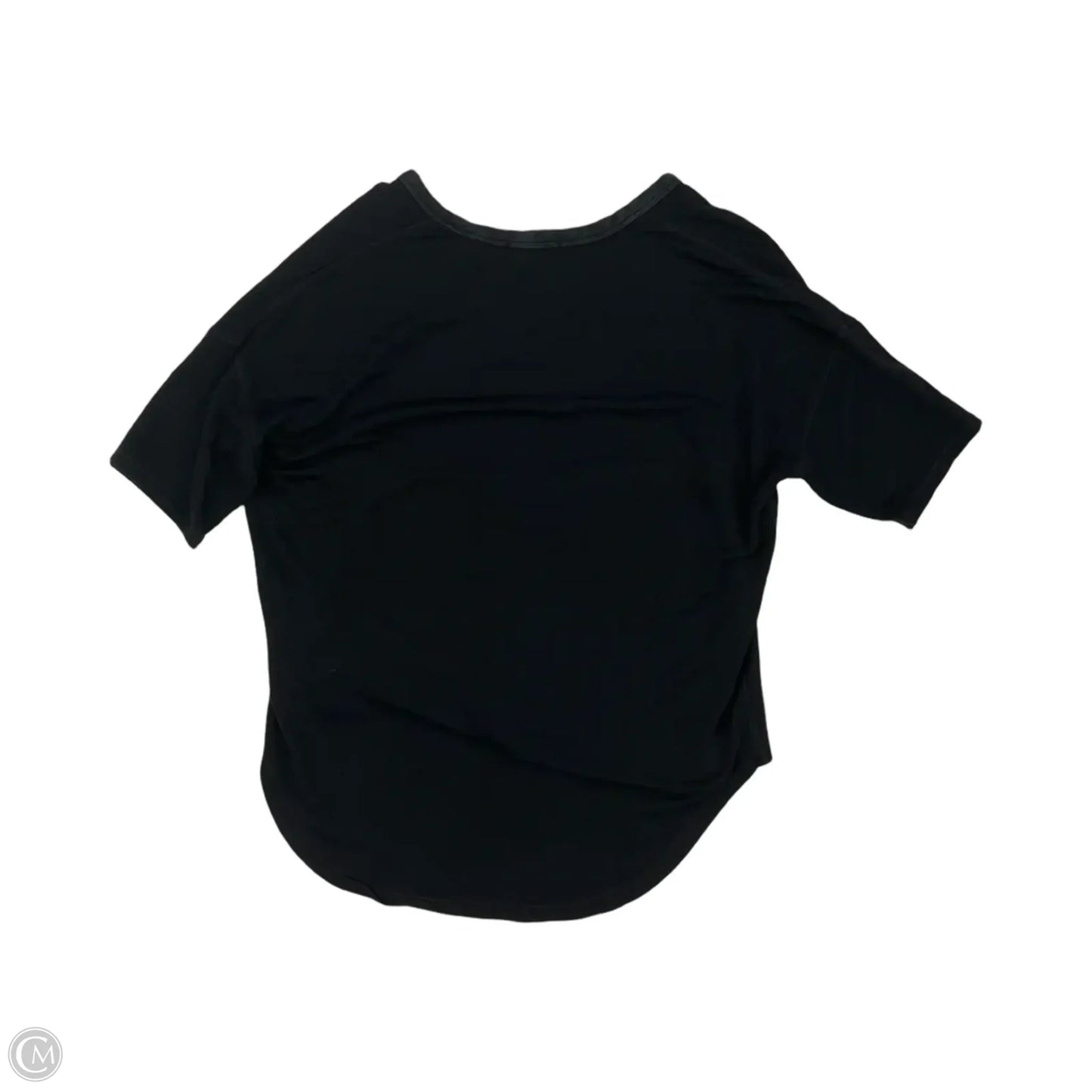 Top Short Sleeve By Rag And Bone In Black, Size: S