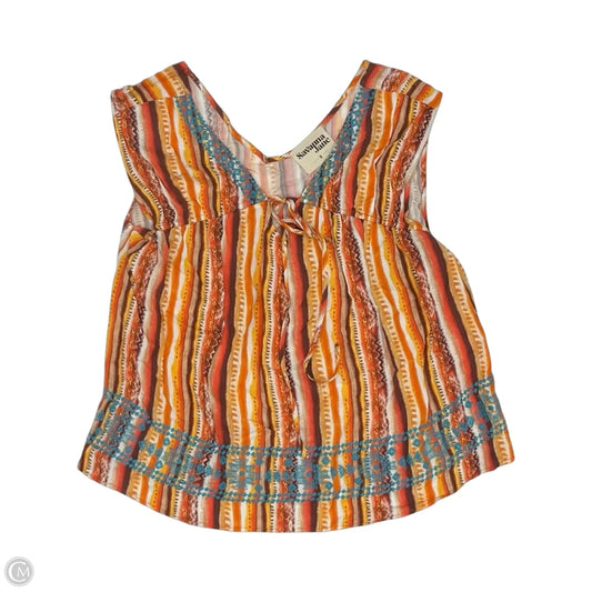Blouse Sleeveless By Savanna Jane In Multi-colored, Size: S