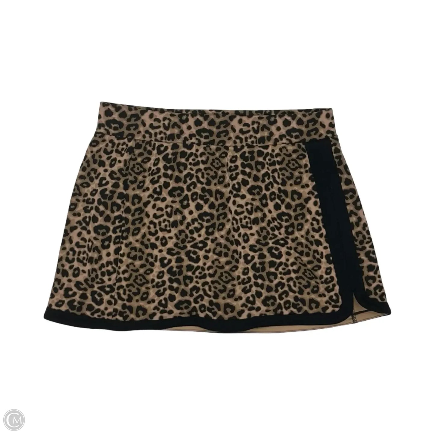 Skirt Mini & Short By Joy Lab In Leopard Print, Size: M