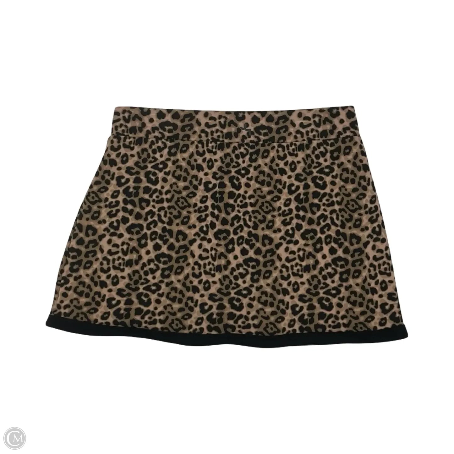 Skirt Mini & Short By Joy Lab In Leopard Print, Size: M