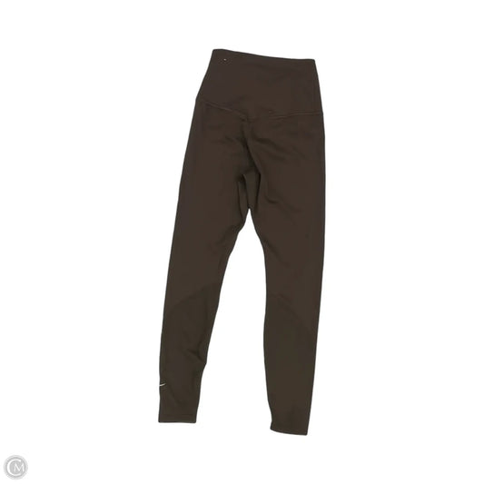 Athletic Leggings By Nike In Brown, Size: Xs