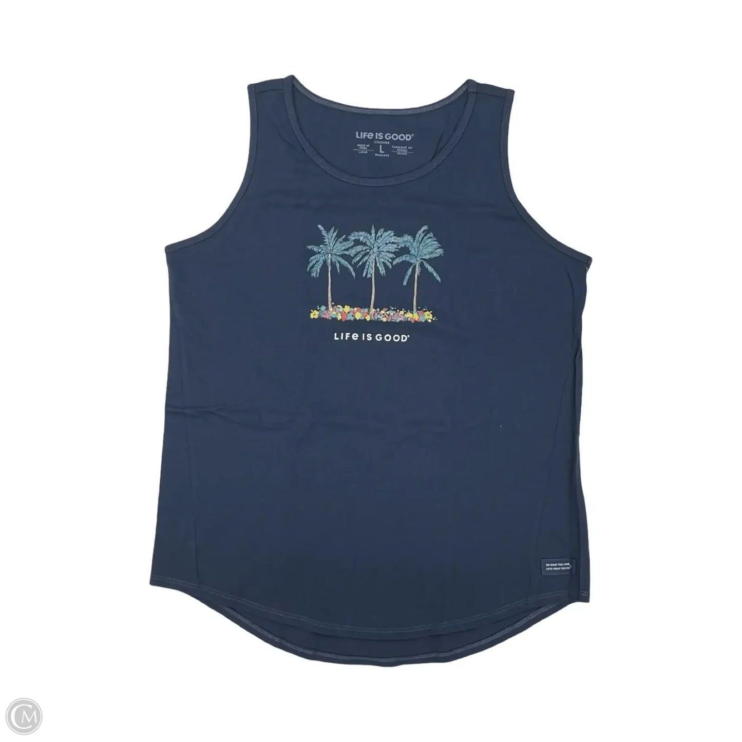 Tank Top By Life Is Good In Blue, Size: L
