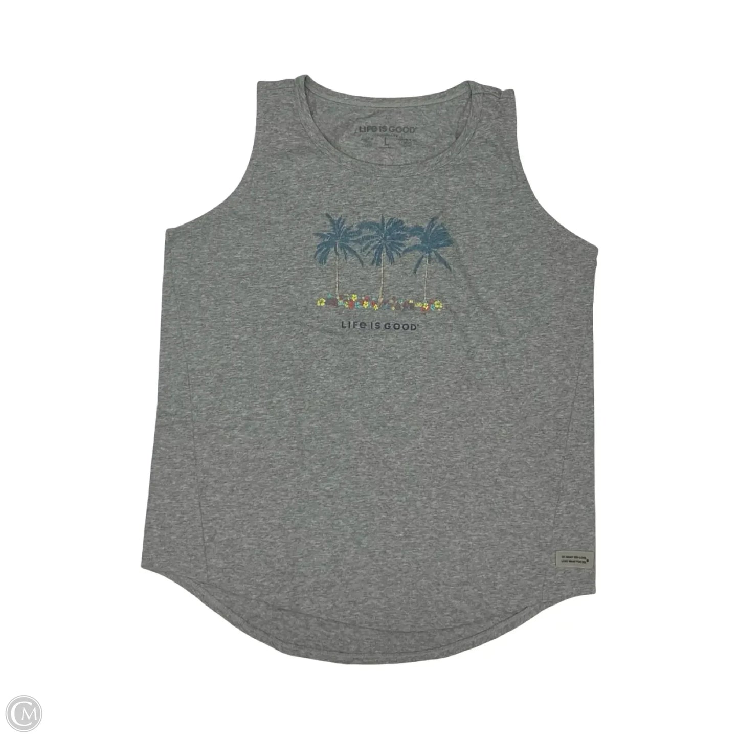 Tank Top By Life Is Good In Grey, Size: L