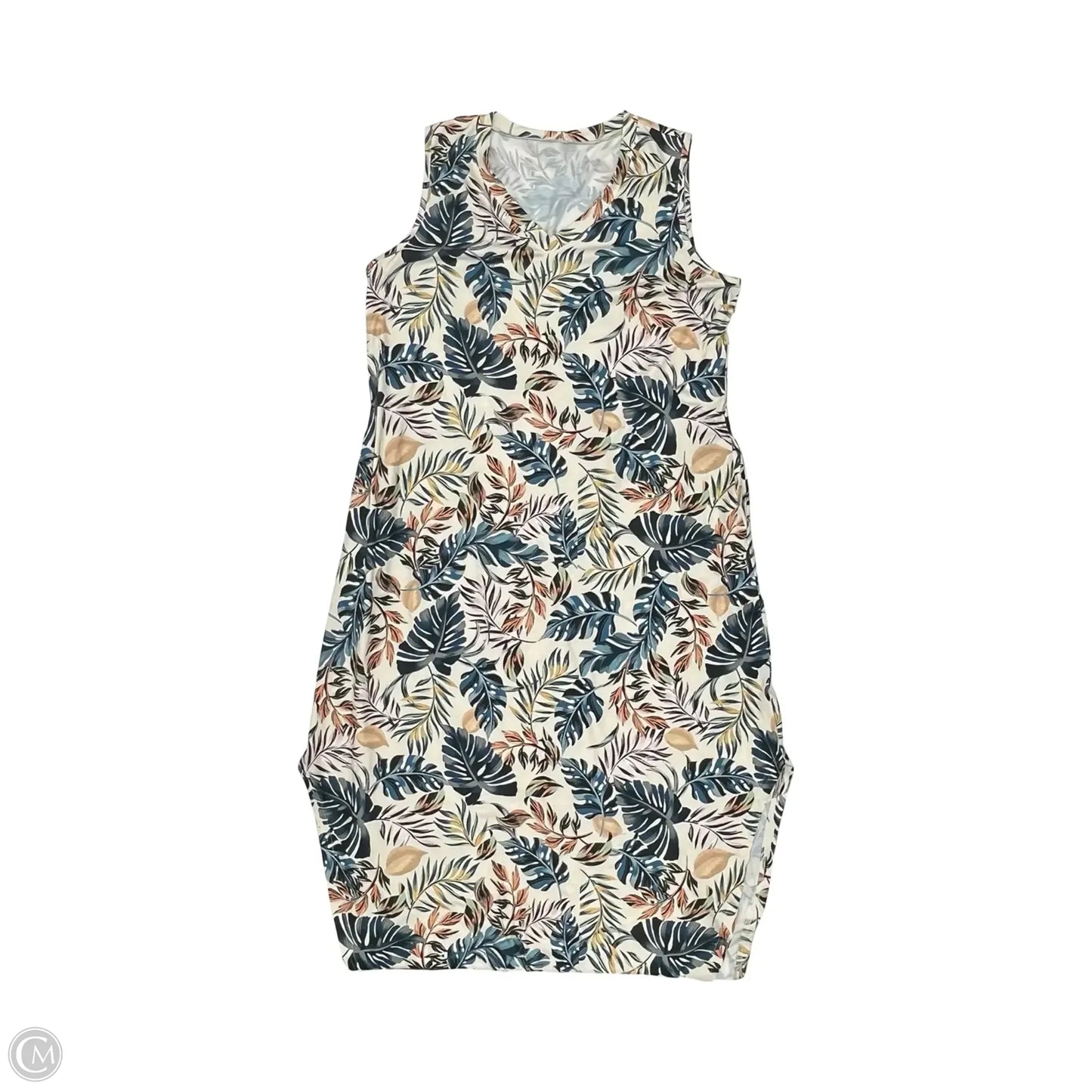 Dress Casual Short By Cmf In Tropical Print, Size: Xl