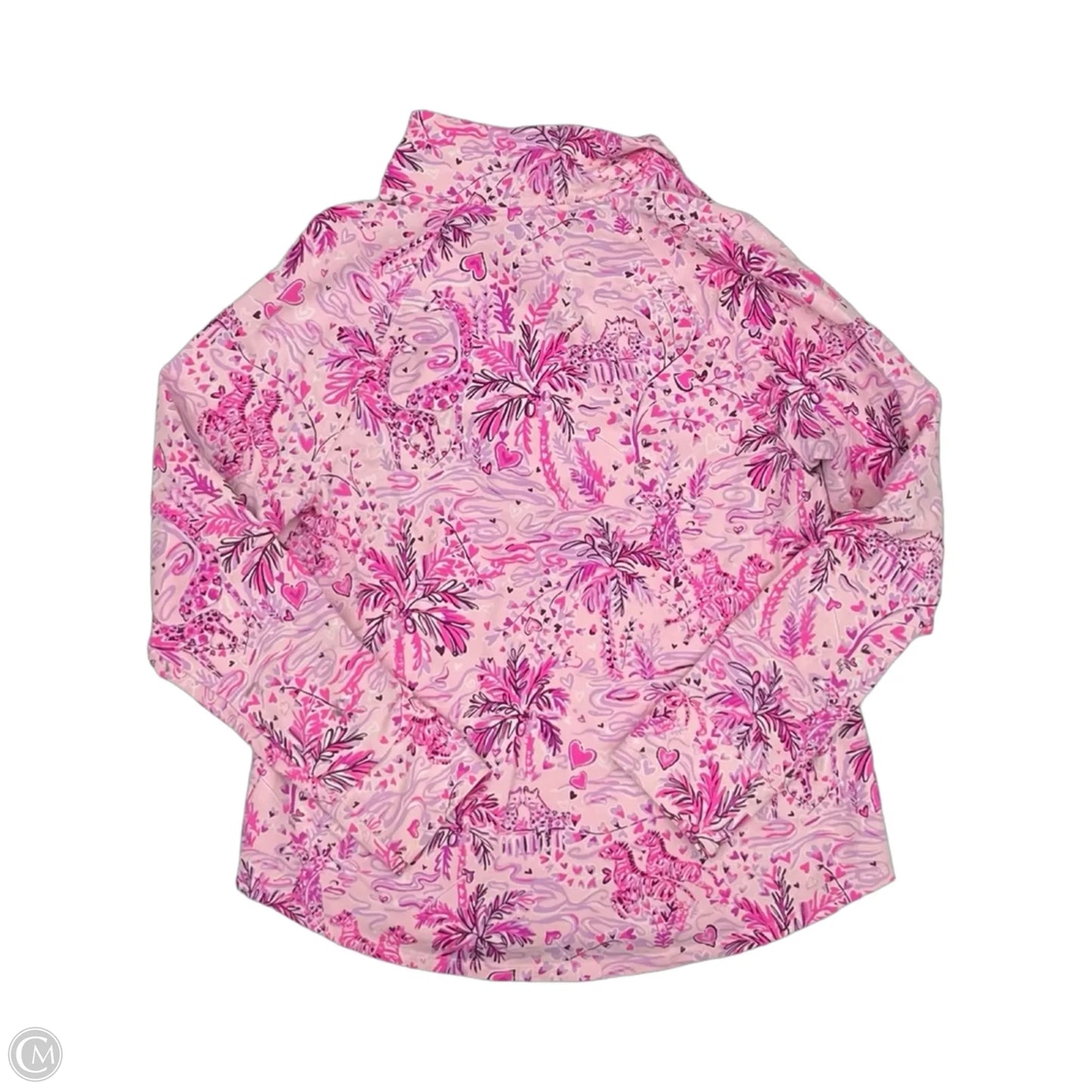 Top Long Sleeve Designer By Lilly Pulitzer In Pink, Size: L