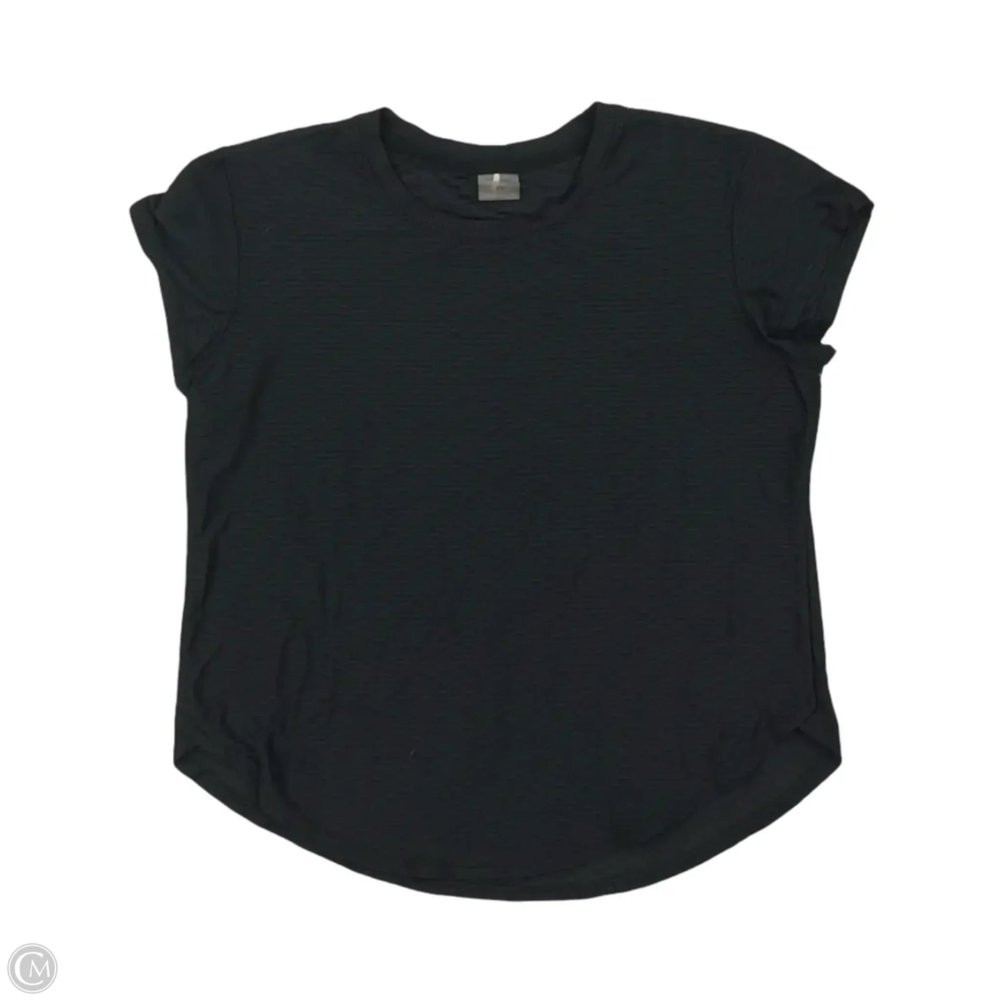 Athletic Top Short Sleeve By Calia In Black, Size: M