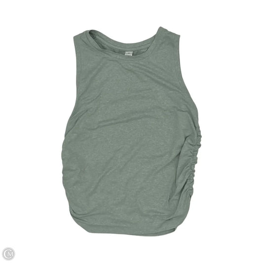 Athletic Tank Top By Yogalicious In Grey, Size: M