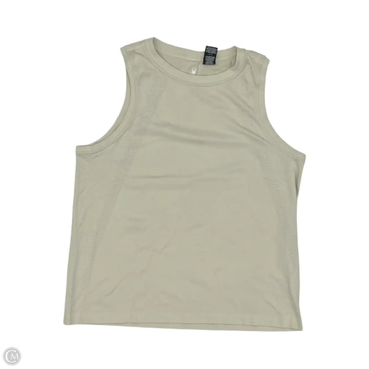 Athletic Tank Top By Spyder In Cream, Size: L