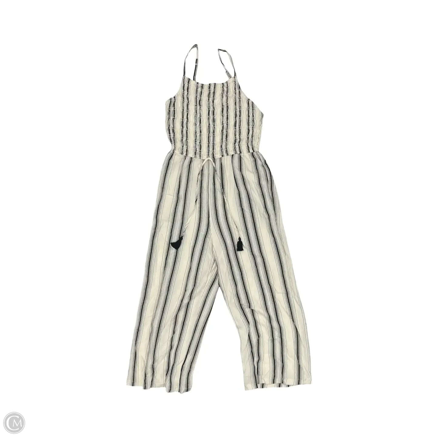 Jumpsuit By Clothes Mentor In Striped Pattern, Size: M