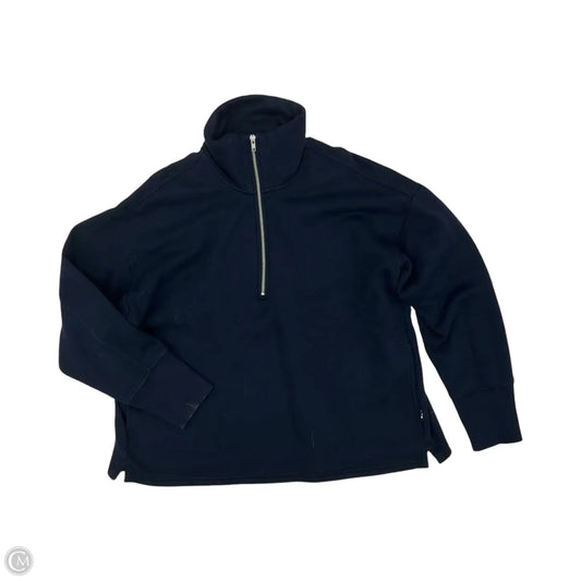 Sweatshirt Collar By Free Assembly In Navy, Size: Xxl