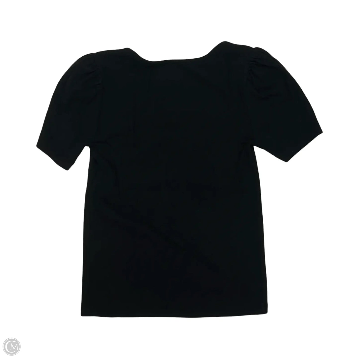 Top Short Sleeve By Loft In Black, Size: M