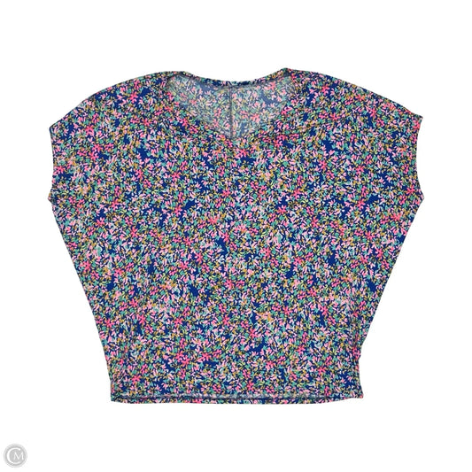 Blouse Short Sleeve By Clothes Mentor In Floral Print, Size: 2x