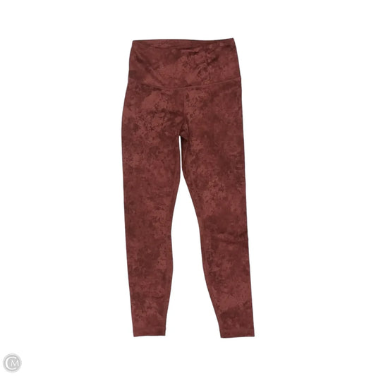 Athletic Leggings By Yogalicious In Red, Size: S