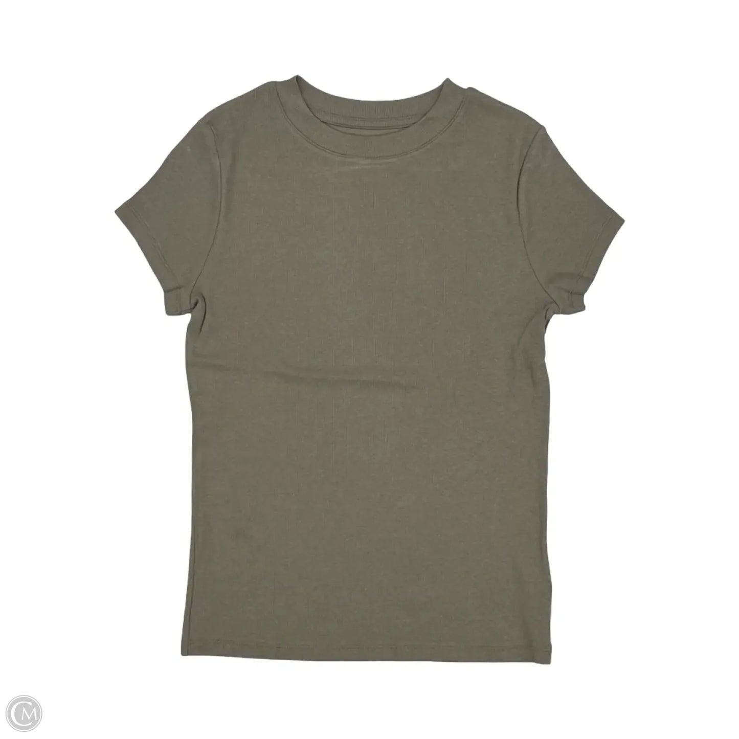 Top Short Sleeve By A New Day In Brown, Size: M