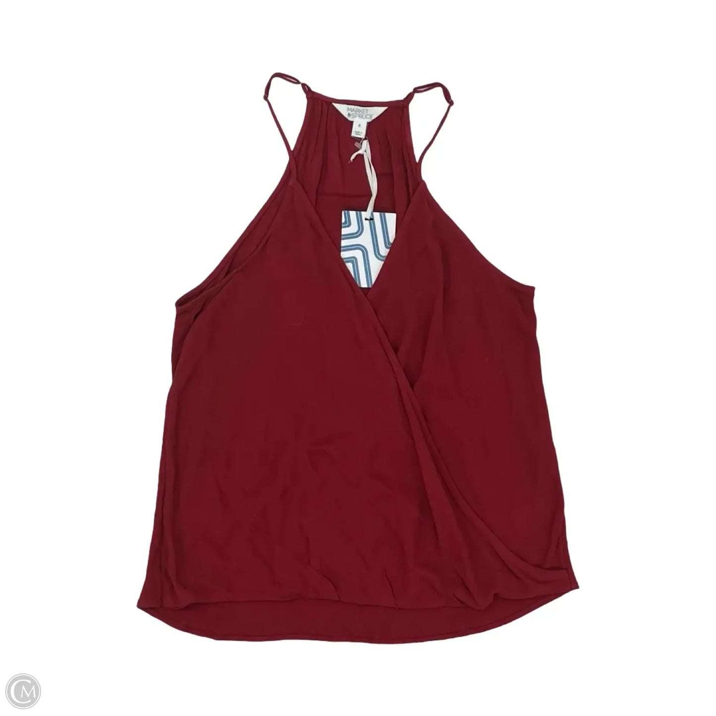 Blouse Sleeveless By Market & Spruce In Red, Size: M