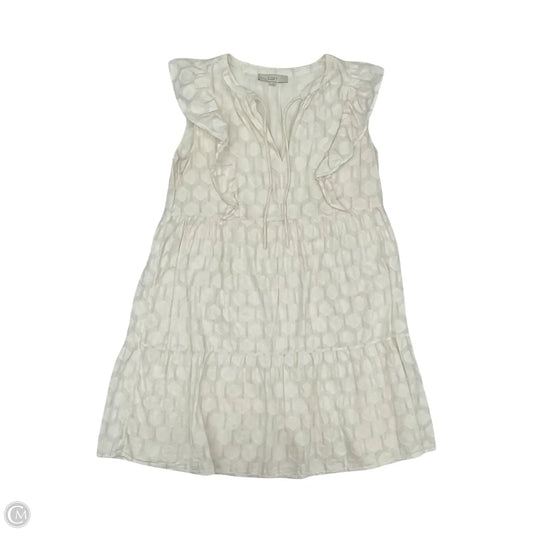 Dress Party Short By Loft In Cream, Size: M