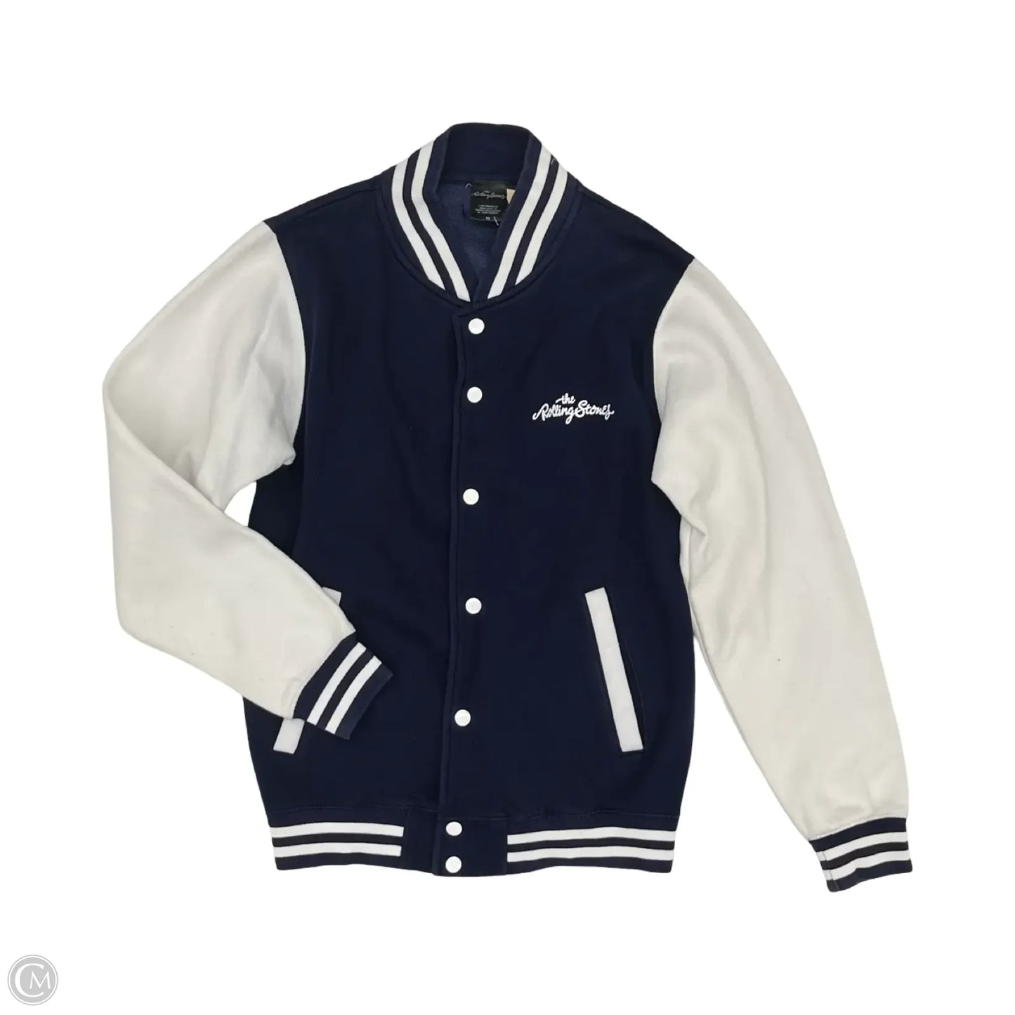 Jacket Other By Clothes Mentor In Blue & Cream, Size: M