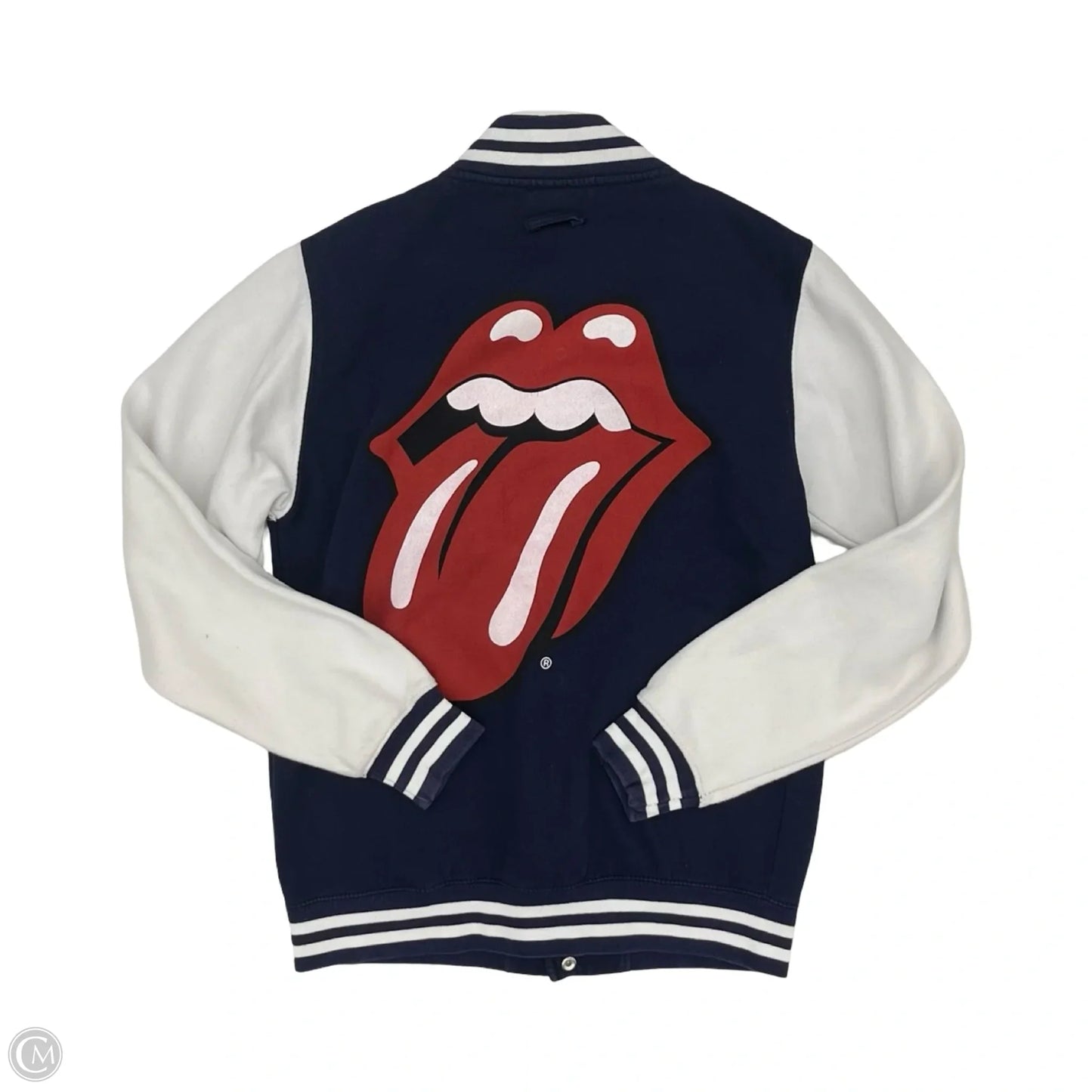 Jacket Other By Clothes Mentor In Blue & Cream, Size: M