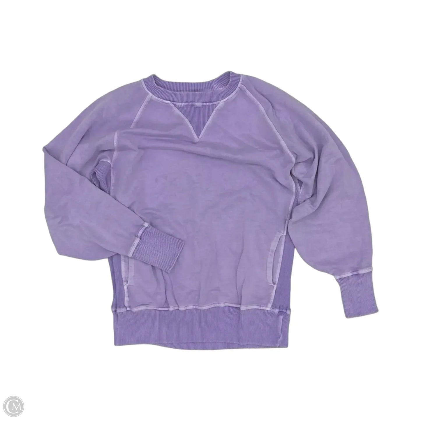 Sweatshirt Crewneck By Zenana In Purple, Size: M