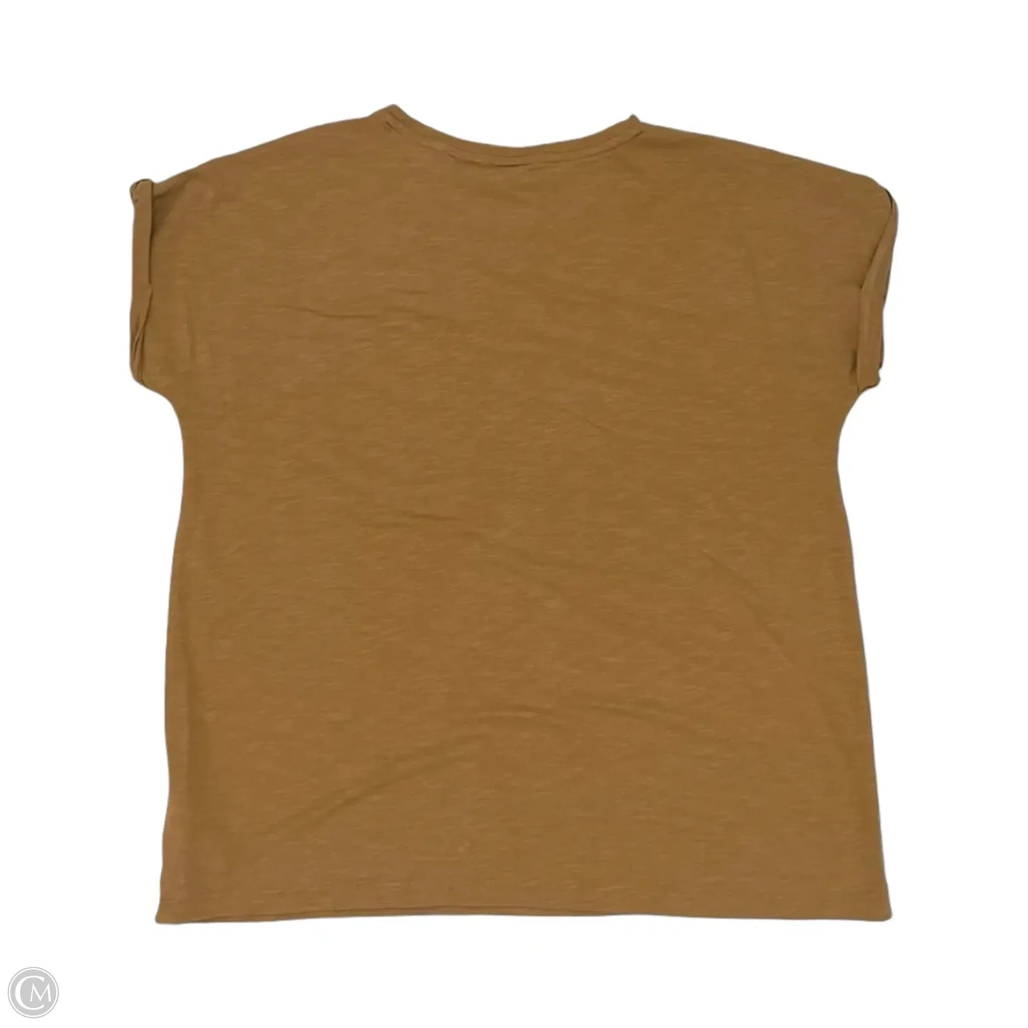 Top Short Sleeve By Sigrid Olsen In Brown, Size: M