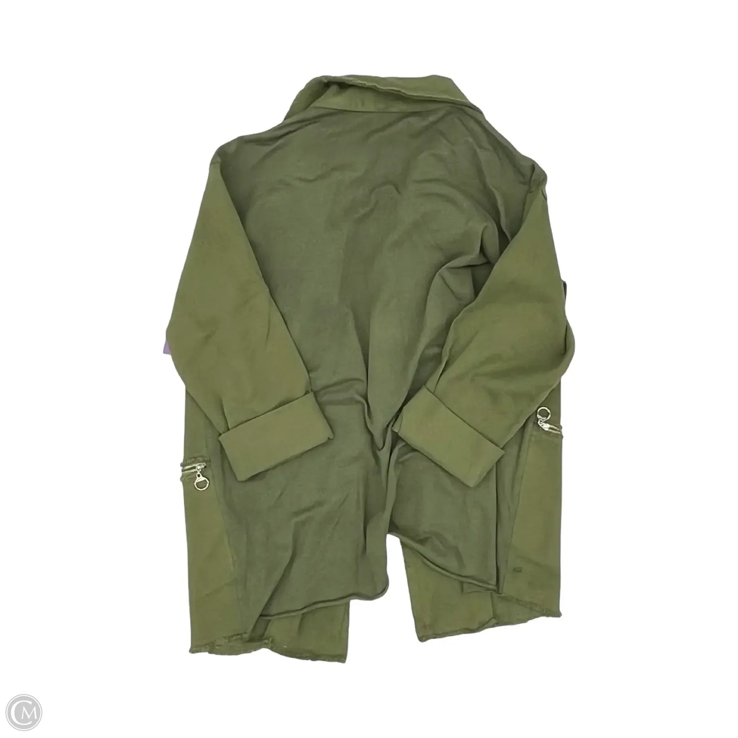 Blazer By Clothes Mentor In Green, Size: L
