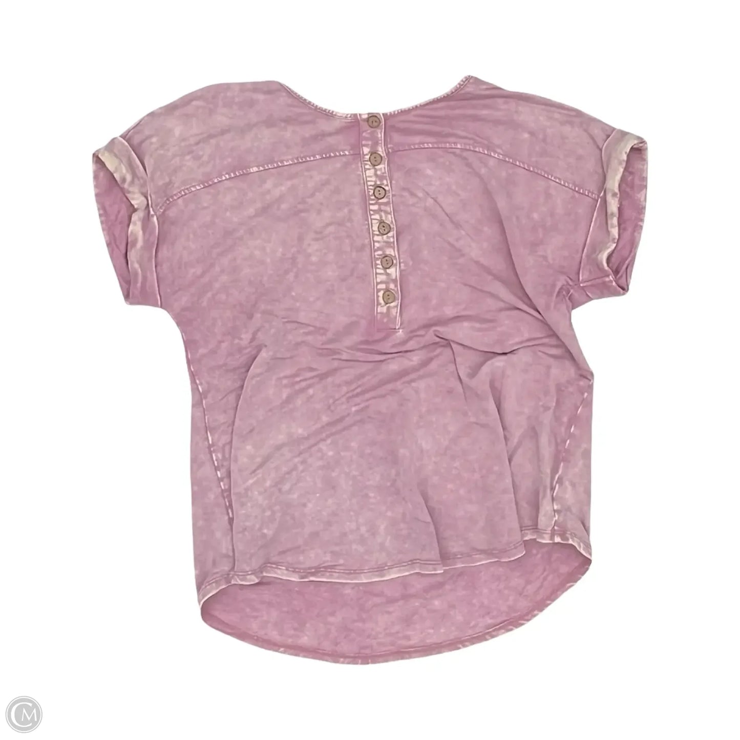 Top Short Sleeve By Grace & Lace In Pink, Size: Xs