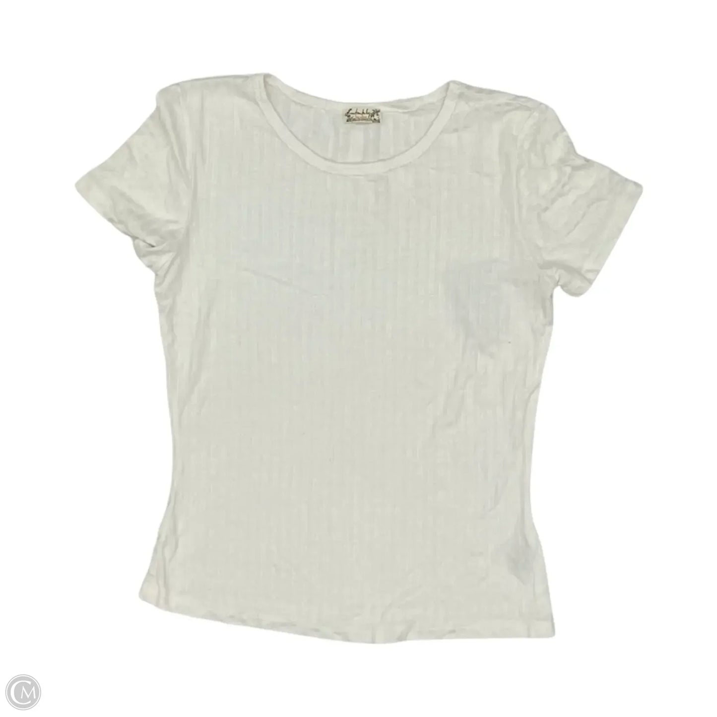 Top Short Sleeve By Free People In Cream, Size: S