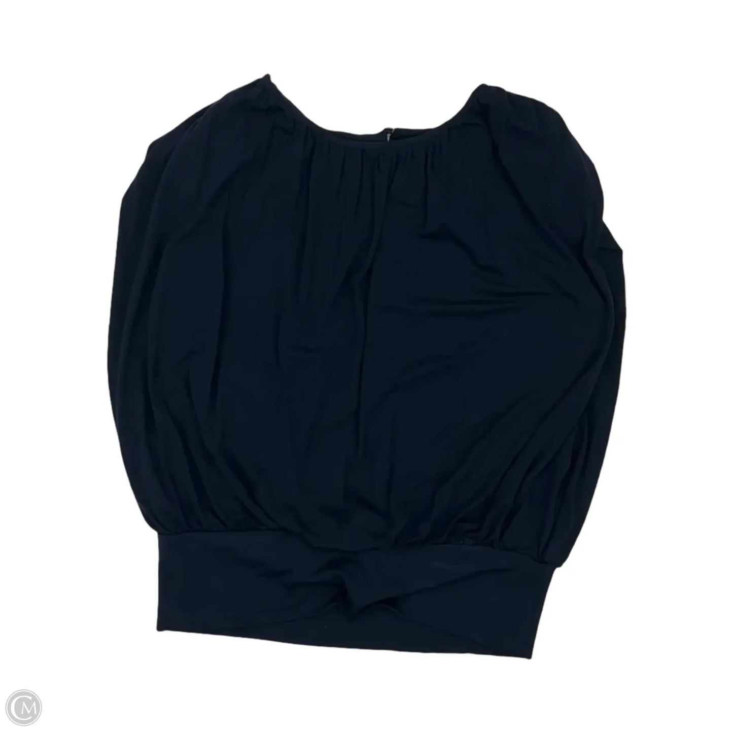 Blouse Sleeveless By Banana Republic In Navy, Size: M