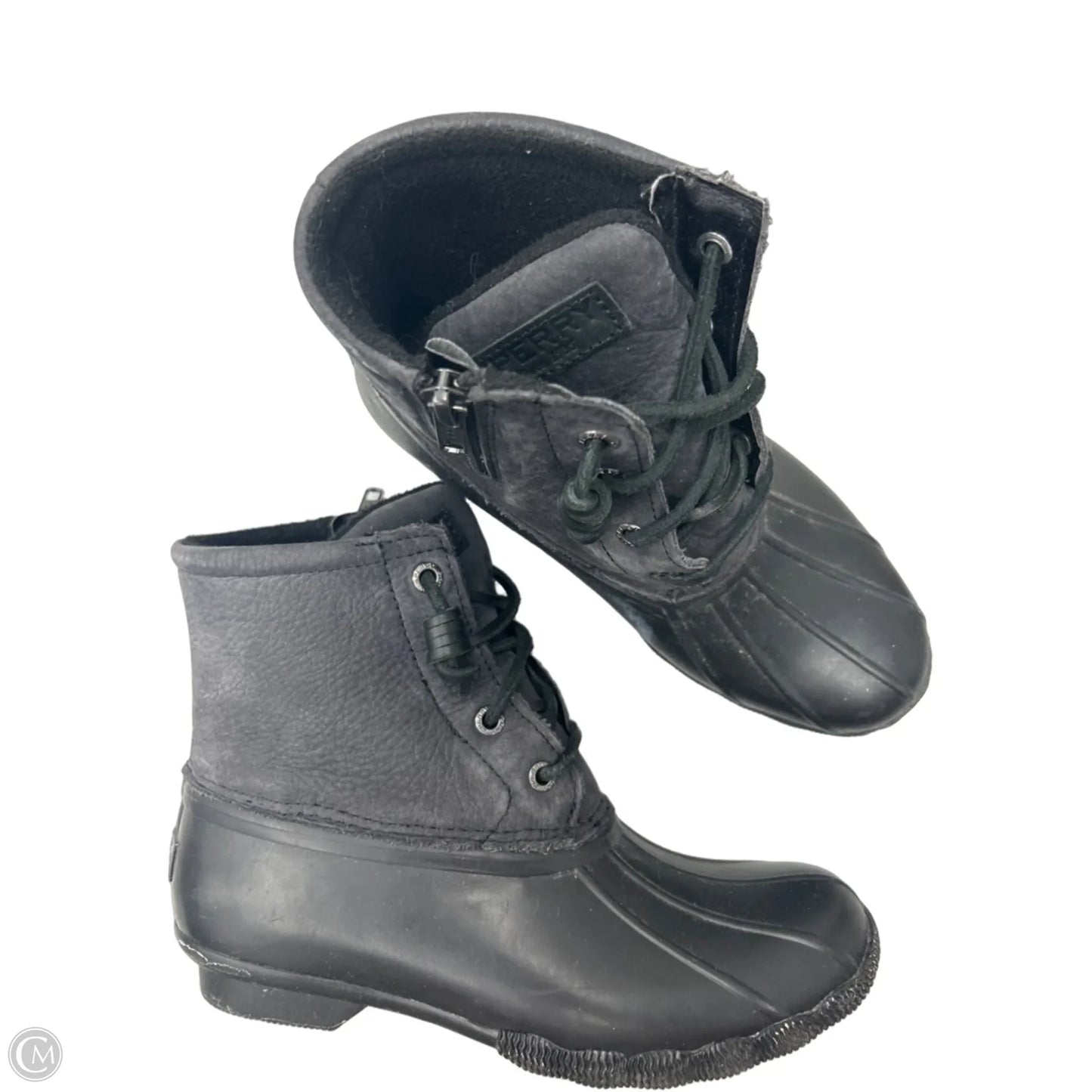 Boots Rain By Sperry In Black, Size: 6