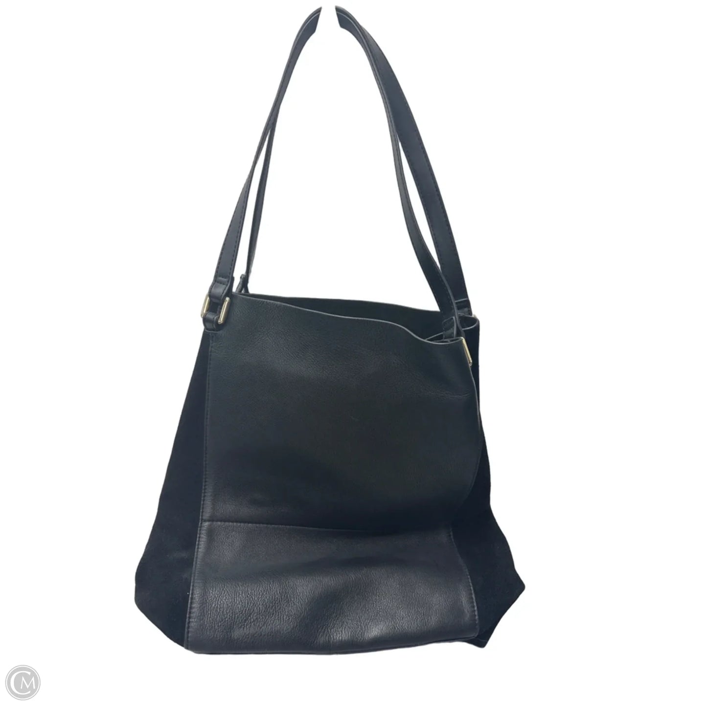 Handbag Leather By Margot, Size: Medium
