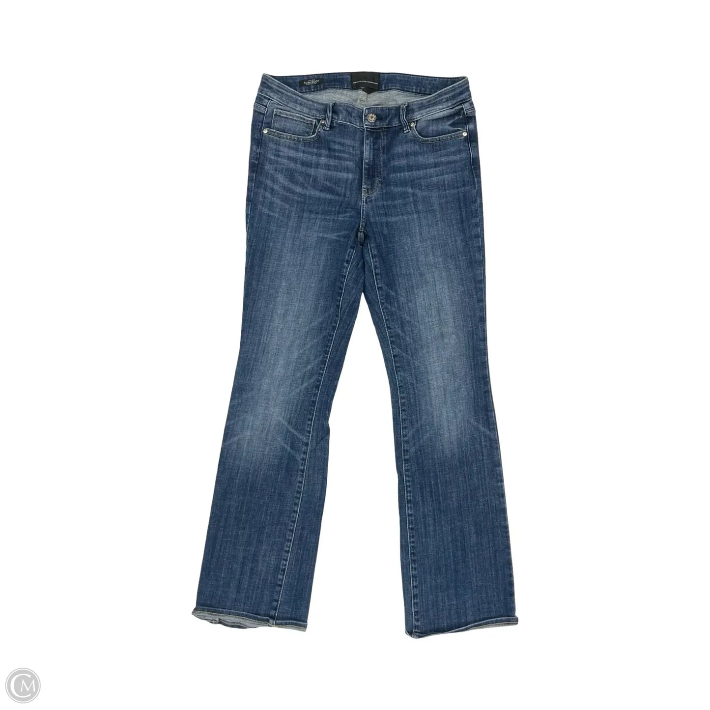 Jeans Boot Cut By White House Black Market In Blue Denim, Size: 8