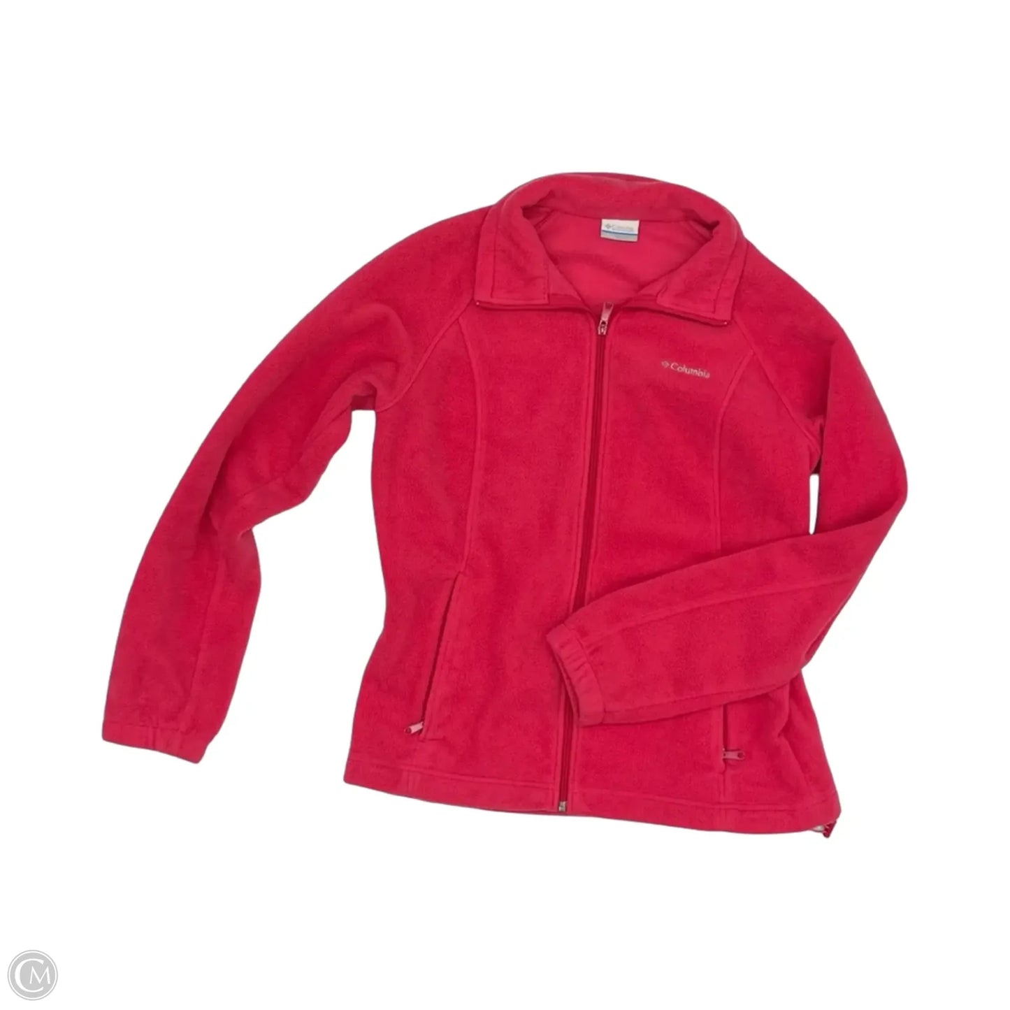 Jacket Fleece By Columbia In Pink, Size: L