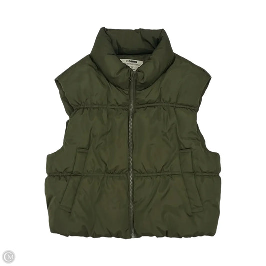 Coat Puffer & Quilted By Ci Sono In Green, Size: L
