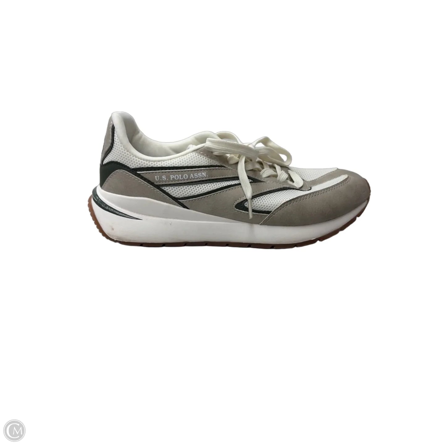 Shoes Sneakers By Us Polo Assoc In Green & White, Size: 9