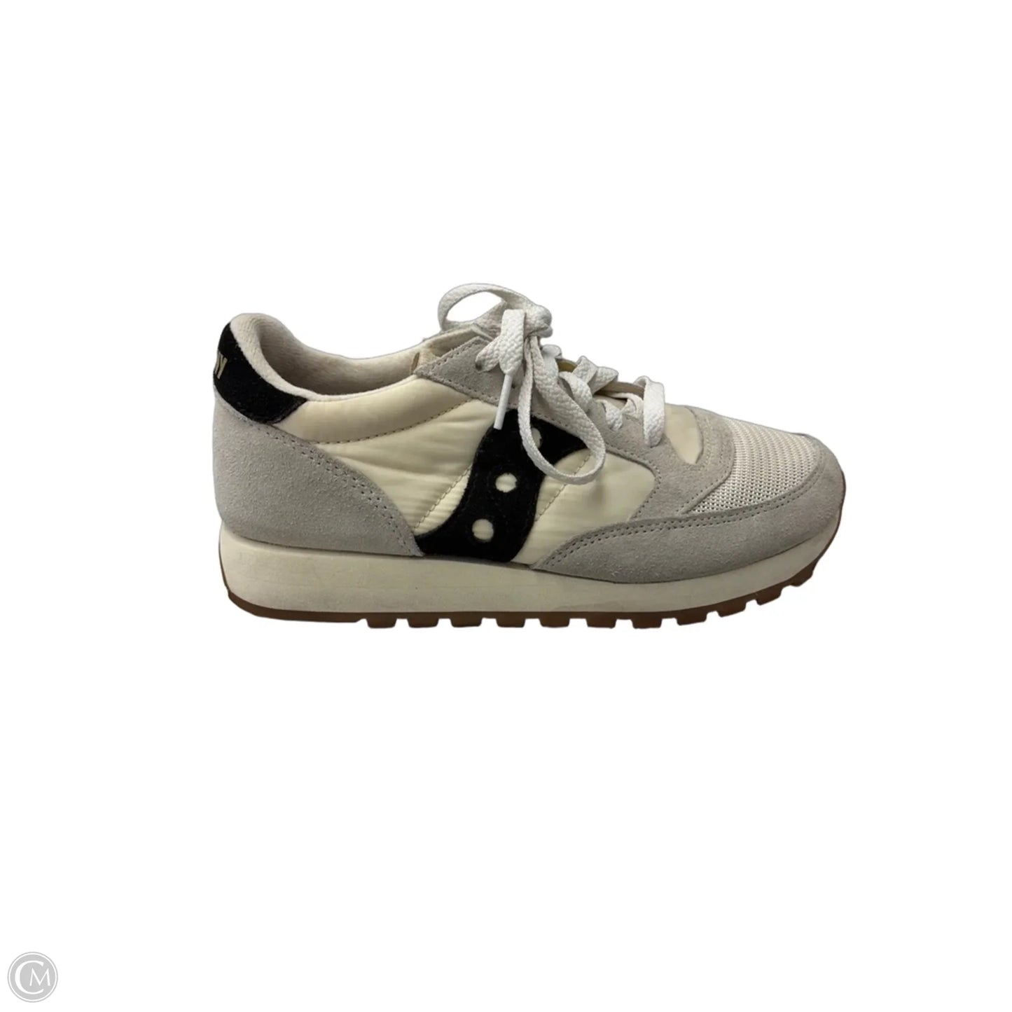 Shoes Sneakers By Saucony In Black & Tan, Size: 8
