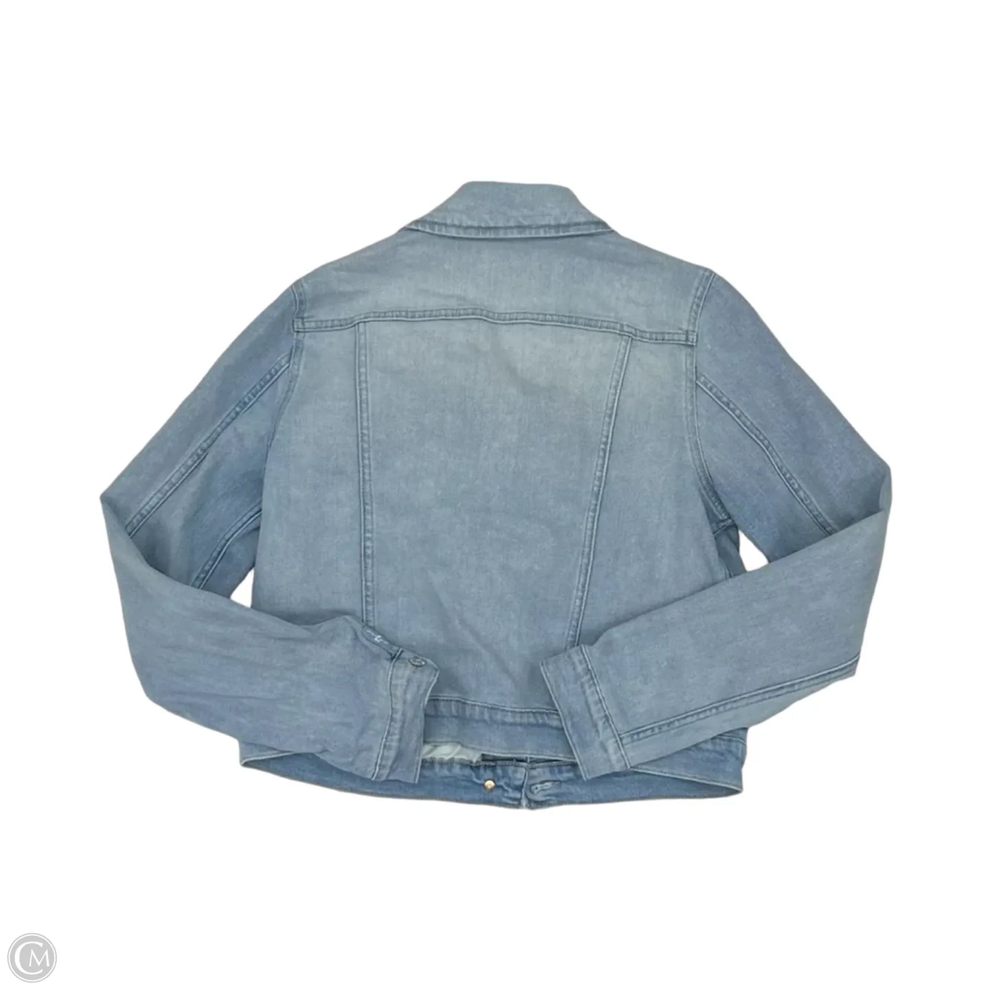 Jacket Denim By 7 For All Mankind In Maroon, Size: M