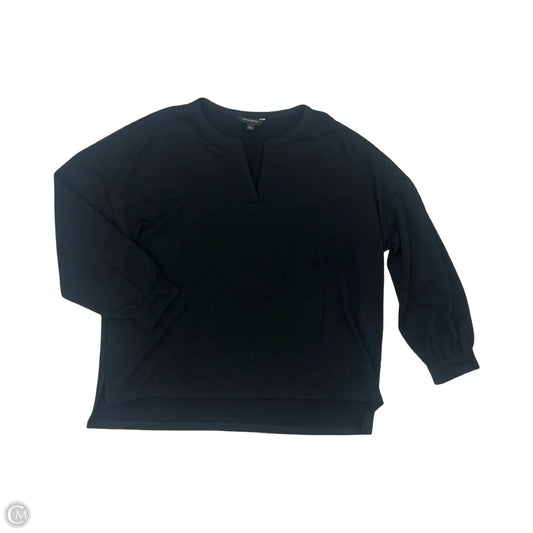 Top Long Sleeve By Banana Republic In Black, Size: L