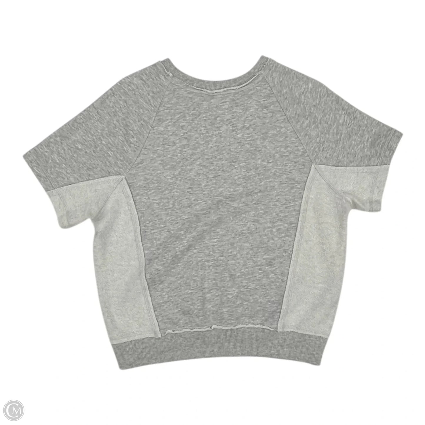Athletic Top Short Sleeve By 90 Degrees By Reflex In Grey, Size: S