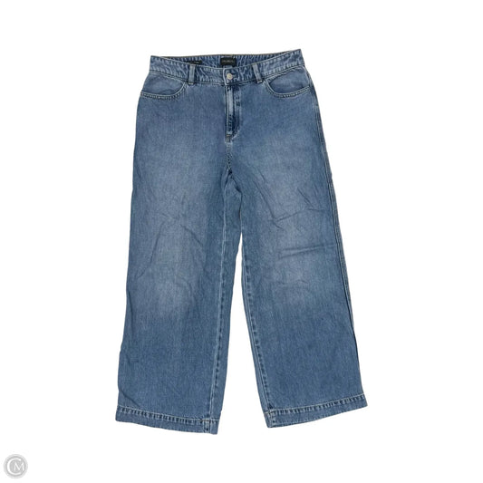 Jeans Wide Leg By Talbots In Blue Denim, Size: 6