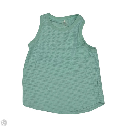 Athletic Tank Top By Calia In Green, Size: M