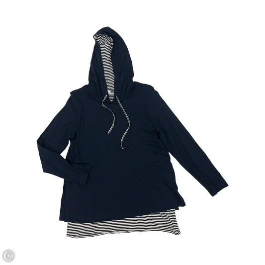 Top Long Sleeve By J. Jill In Navy, Size: S